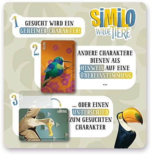 Similo: Wild Animals - Card Game (German)