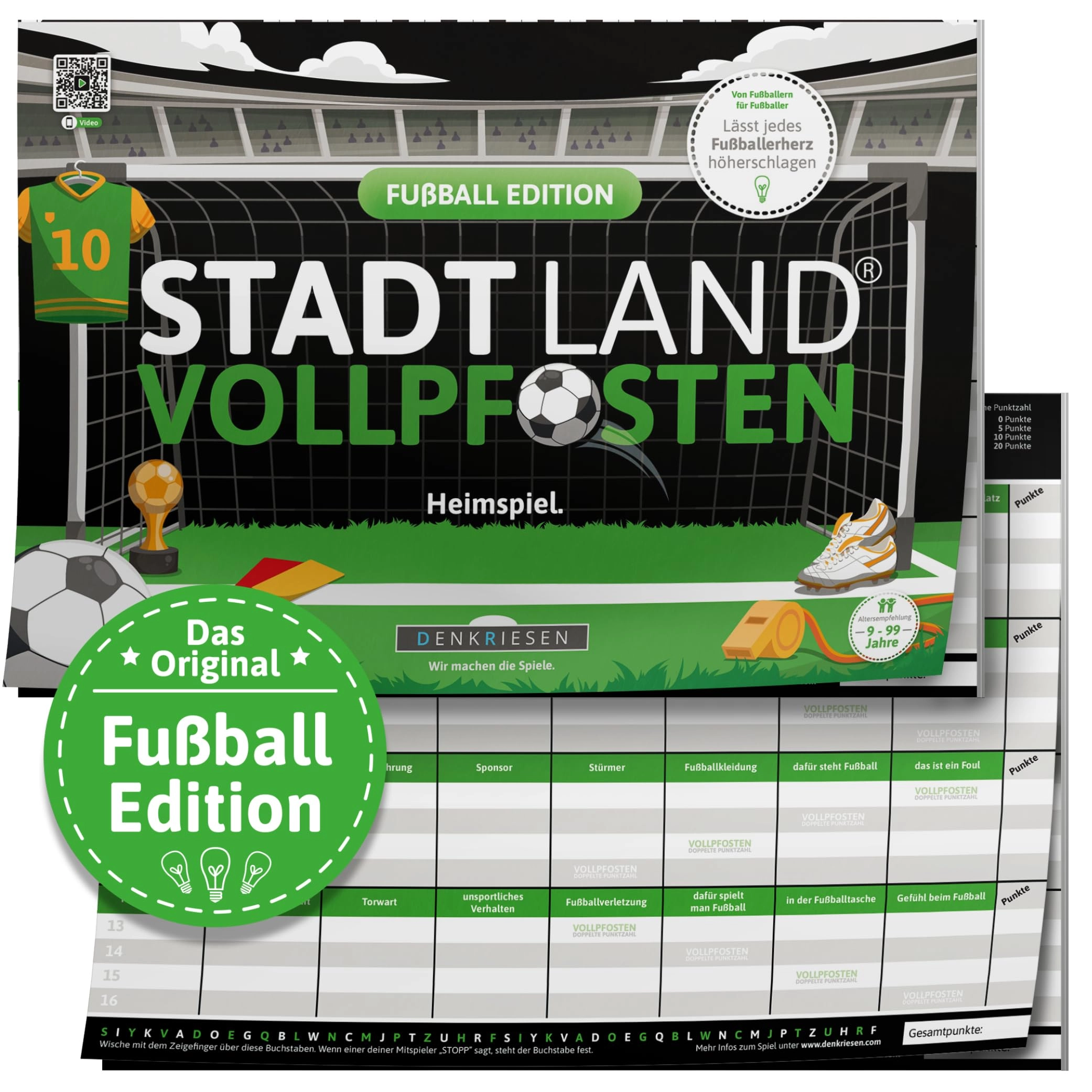 D&R Denkriesen GmbH Stadt Land Vollpfosten: Football Edition