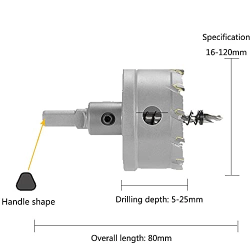 Hole Saw - 53mm stainless steel