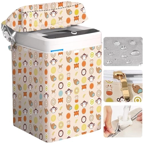 Top-loading Washer Cover - 8 Kilograms Waterproof Animal