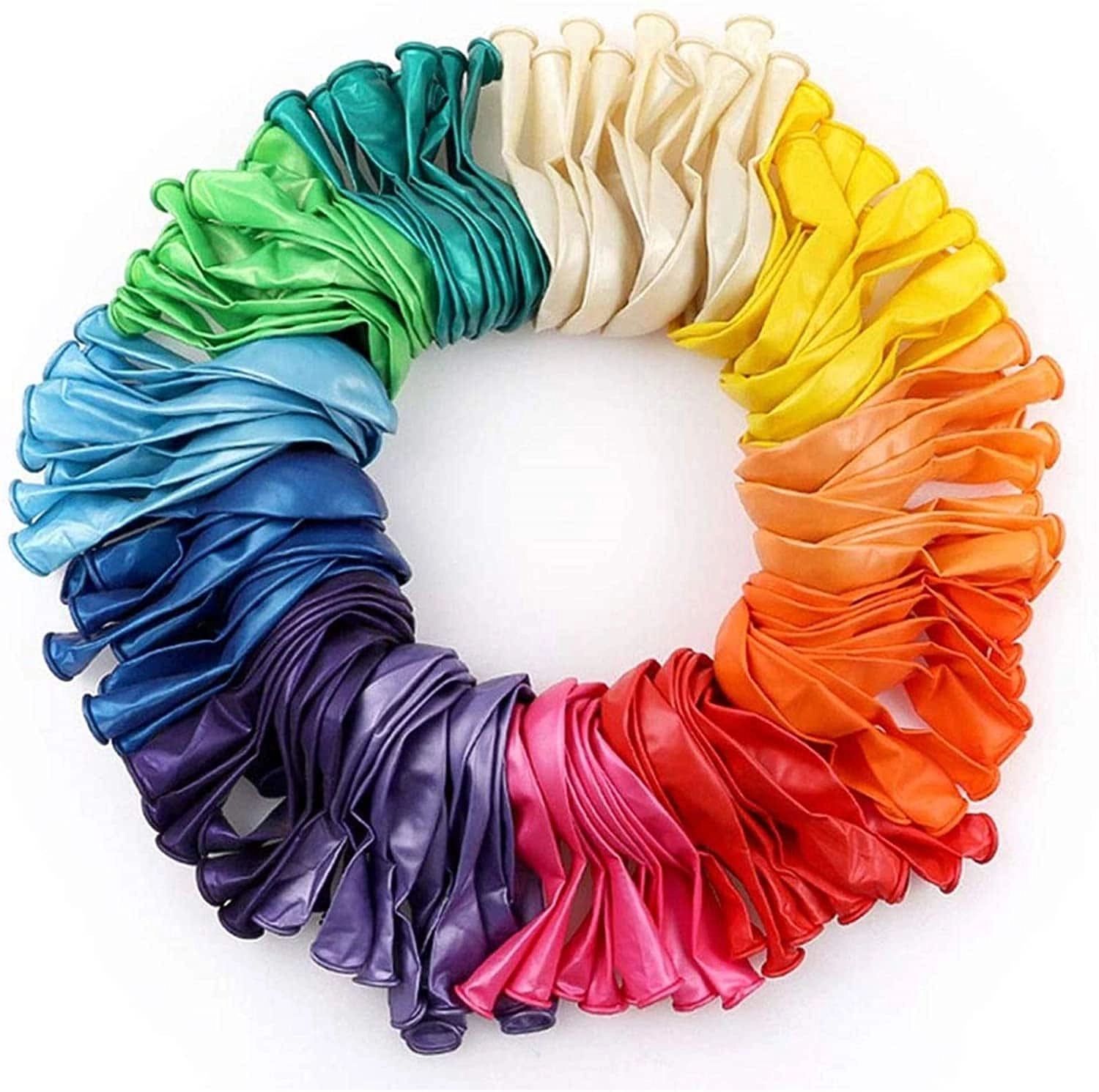 JOLLITY LLC Assorted Color Balloons - 120 piece(s) Party