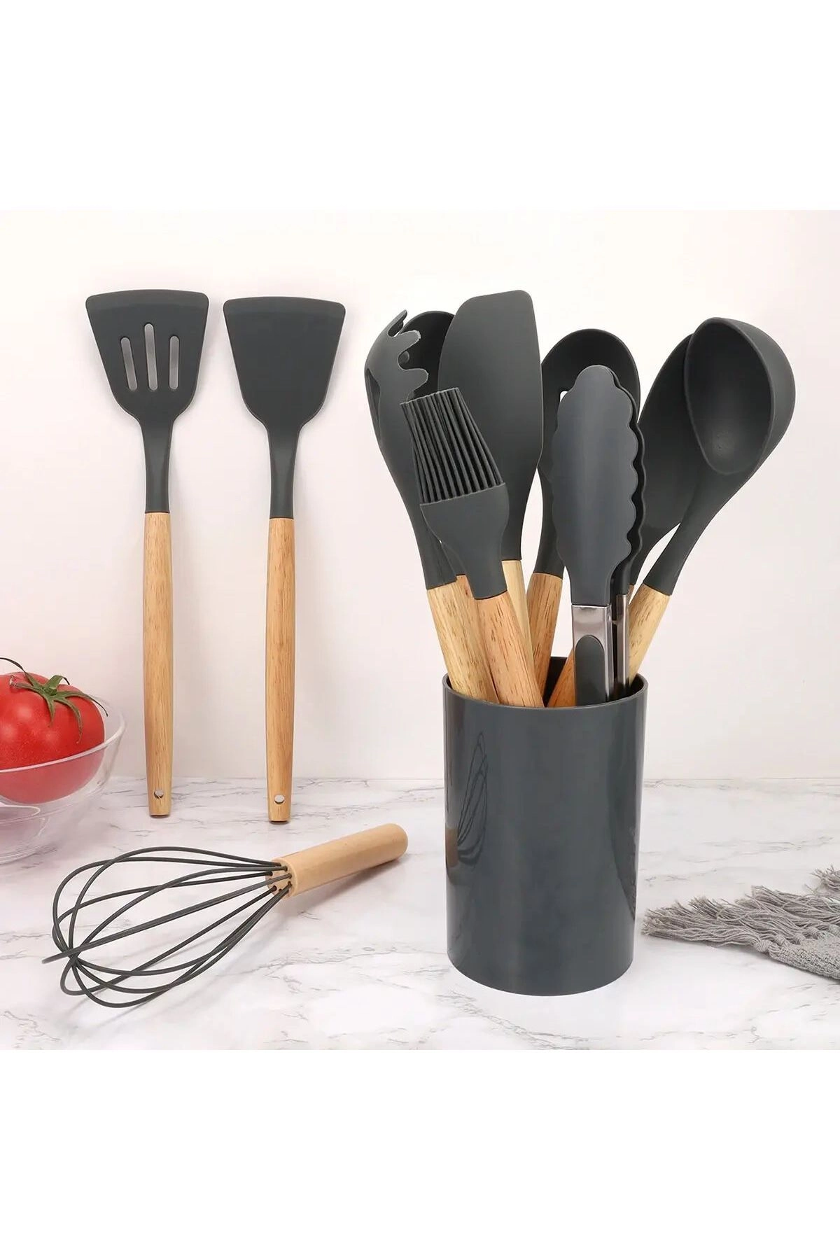 Silicone Kitchen Spoon Set - 12 piece(s)