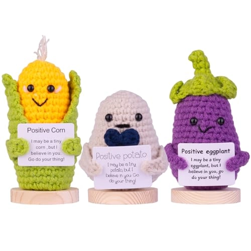 Pocket Hug Positive Potato - Pack of 3 Blue Pink Black