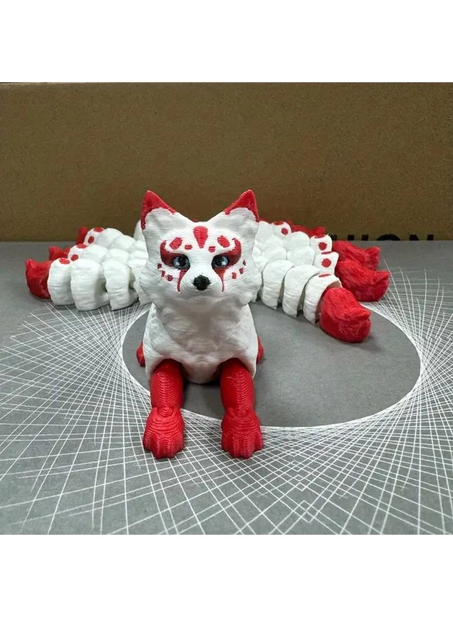 Generic Nine Tailed Fox Statue Set