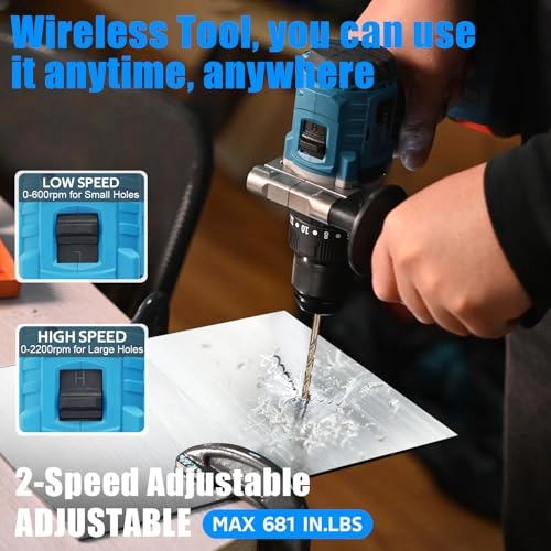 Cordless Drill - Brushless 1/2 inch 1800 RPM