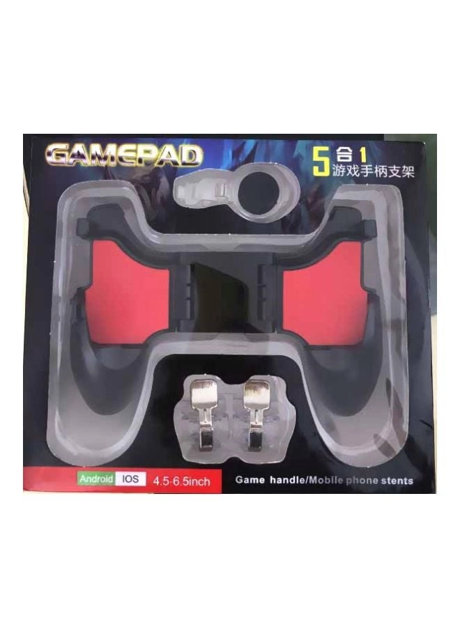 GameOn Mobile Phone Gaming Controller - Black/Red/Clear