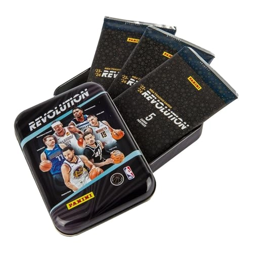 Panini 2023-24 Revolution Basketball Trading Cards Tin - 3 Packs 5 Cards per Pack