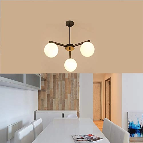 Nordic Magic Bean Ceiling Light - E14 3 heads Milk white cover