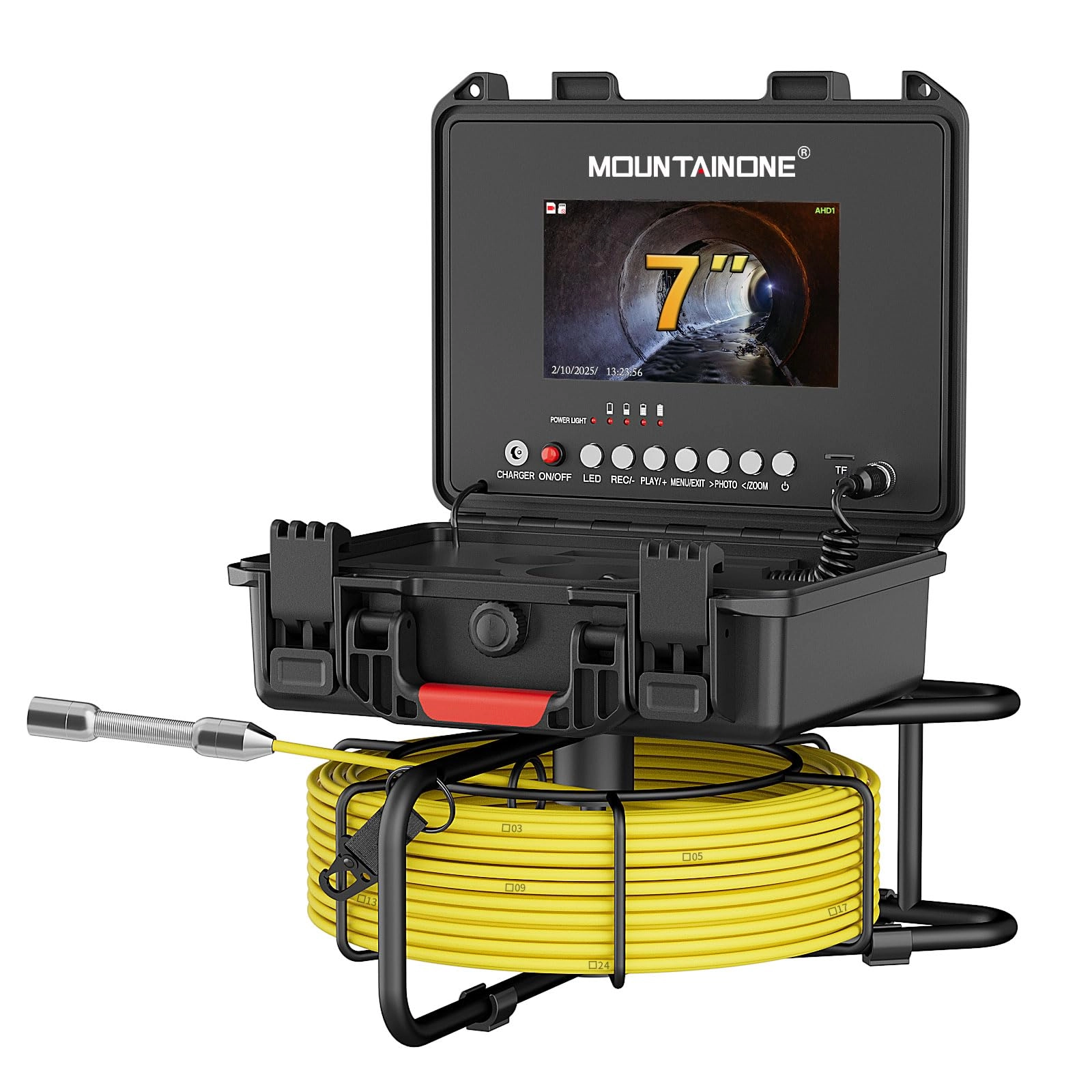 MOUNTAINONE Sewer Camera - 65FT/20M 17MM