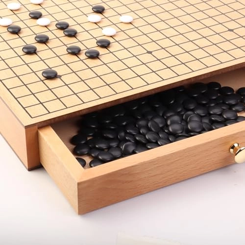 Go Game Set - 361 Stones Wood Veneer