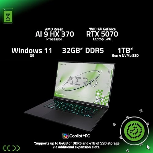 AERO X16 - 16'' Ryzen AI 9 HX 370 32GB DDR5 1 TB SSD