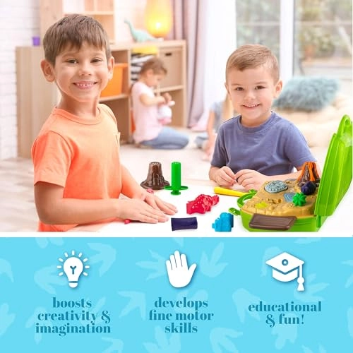 Dinosaur Play Dough Set - 30 Pack