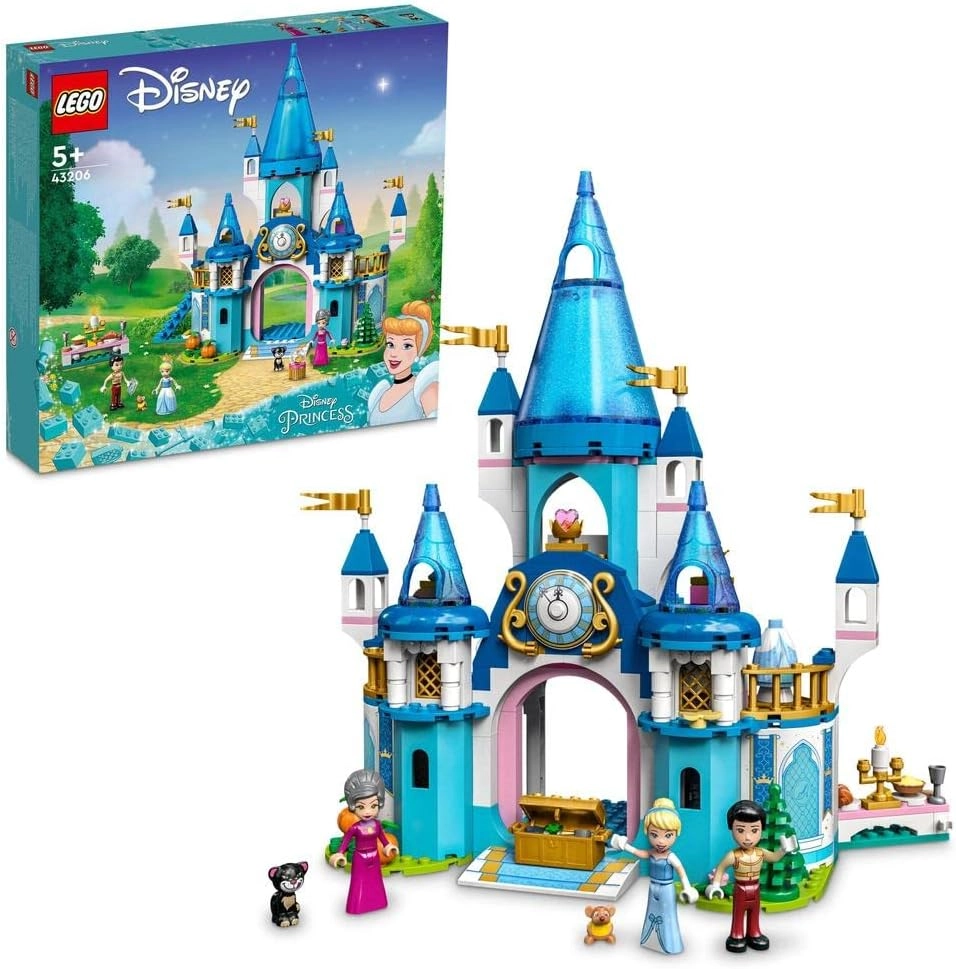 LEGO Disney Princess Cinderella and Prince Charming's Castle (43206)