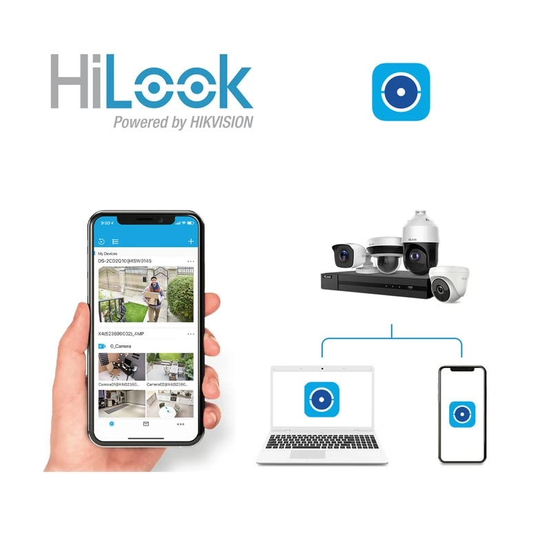 4CH DVR + 5MP Dome Camera + Bullet Camera + 500GB HDD + Cable Roll + 4CH Power Supply + BNC & DC Connectors