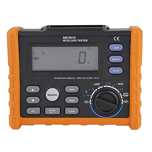 MS5910 - RCD Loop Resistance Tester USB