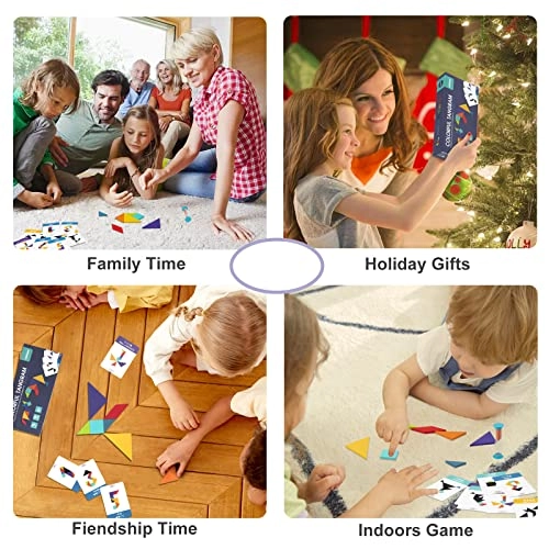 Wooden Pattern Blocks - 6+ 7 Pieces