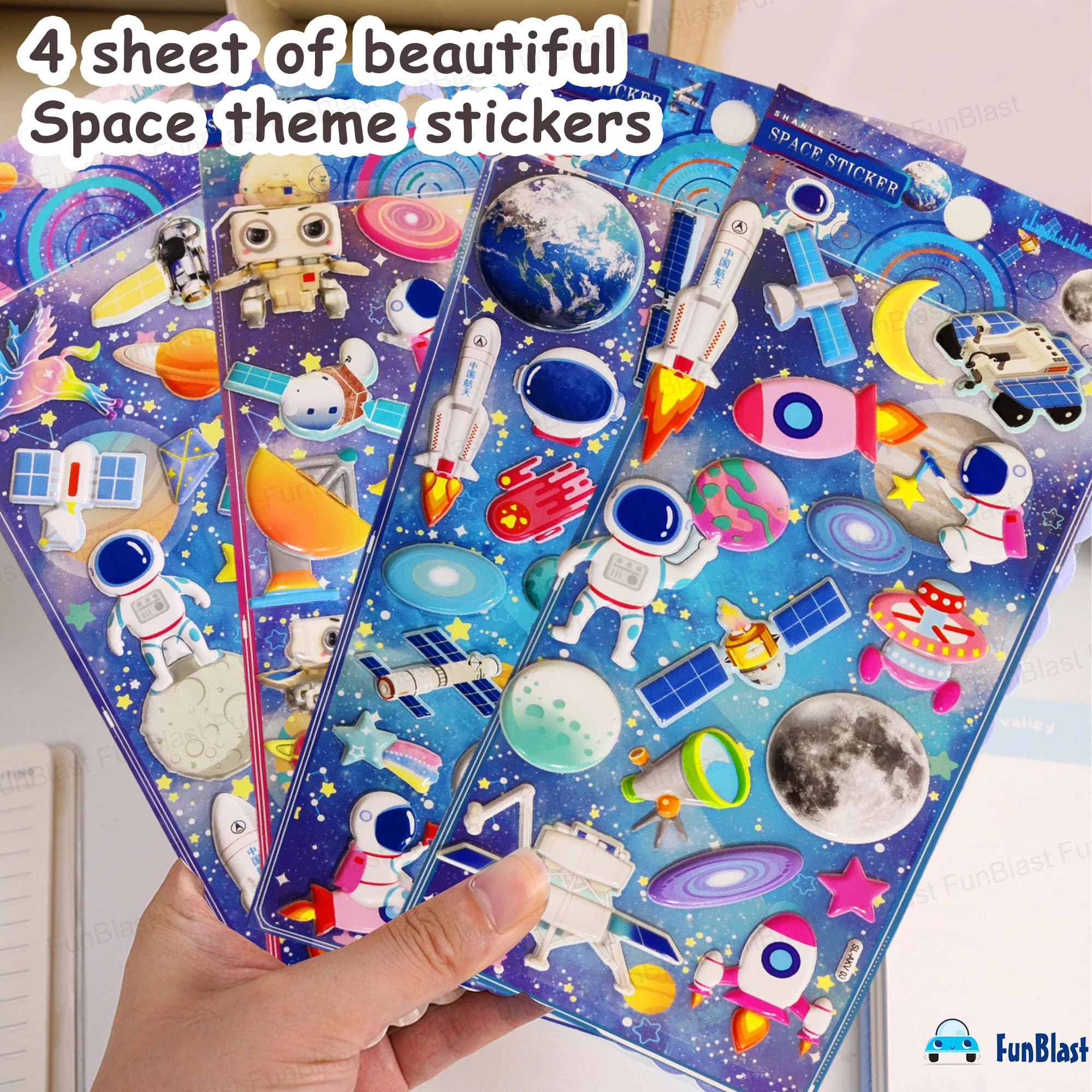 Space Sticker Book 3D PVC 150 pcs