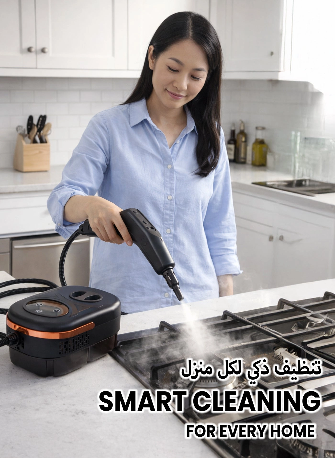 Portable Steam Cleaner - 1200 ml