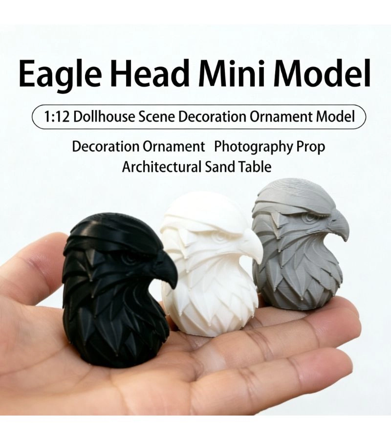 Generic Eagle Head Sculpture - plastic