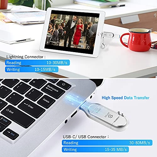 JD006 - USB 3.0 Lightning USB-C 512GB