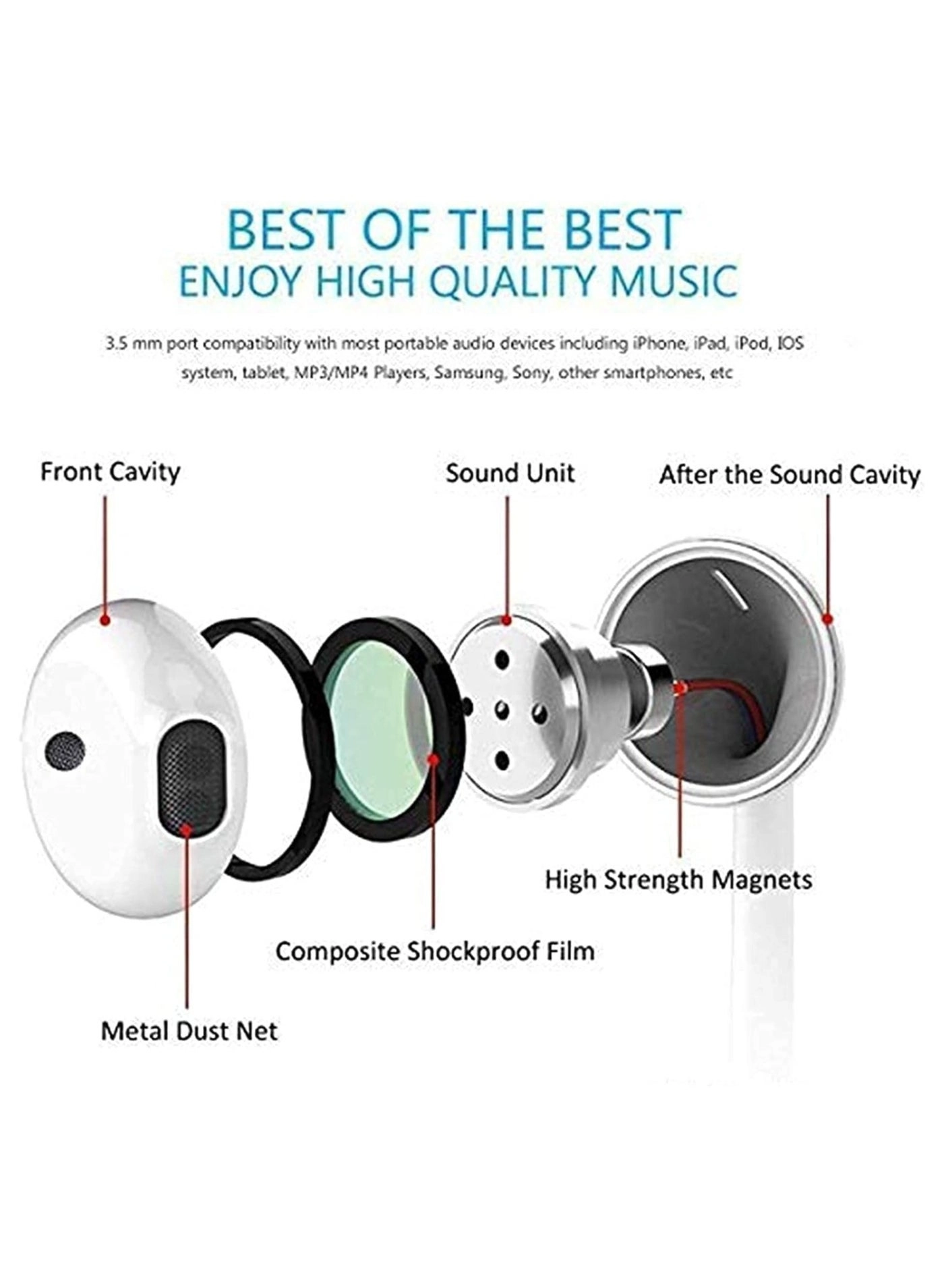 Lightning Headphone Wired Headset