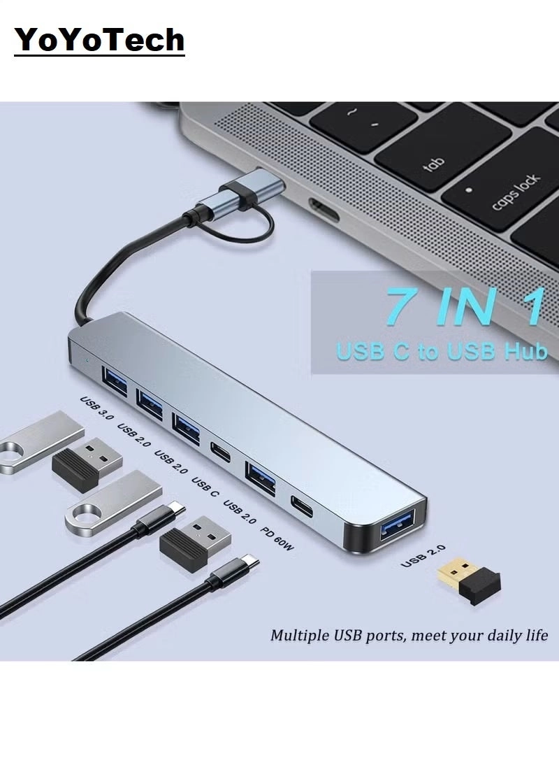 USB C Hub - 4K@30Hz 87W PD 5Gbps