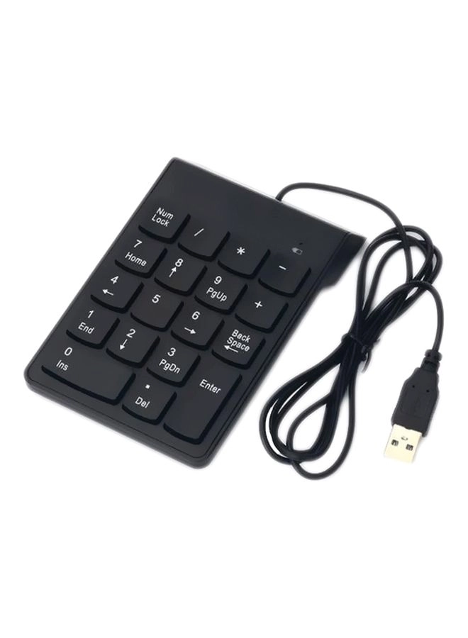 Mini Numeric Keyboard - USB Black