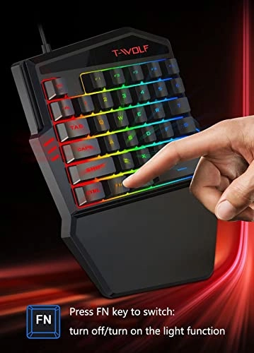 ONE-HAND PLAYING KEYBOARD - Wireless