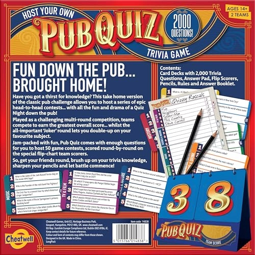 Host Your Own Pub Quiz - 2000 Trivia Questions