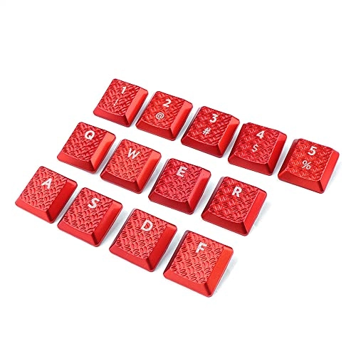 13pcs key Texture Tactility Backlit Keycaps Replacement - 13 Keys Compatible for Logitech G813/G815/G913/G915 TKL RGB Mechanical Gaming Keyboard