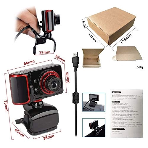 USB 2.0 Web Camera - 640 × 480 CMOS