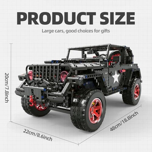 Off-Road SUV Wrangler - 1:8 Scale