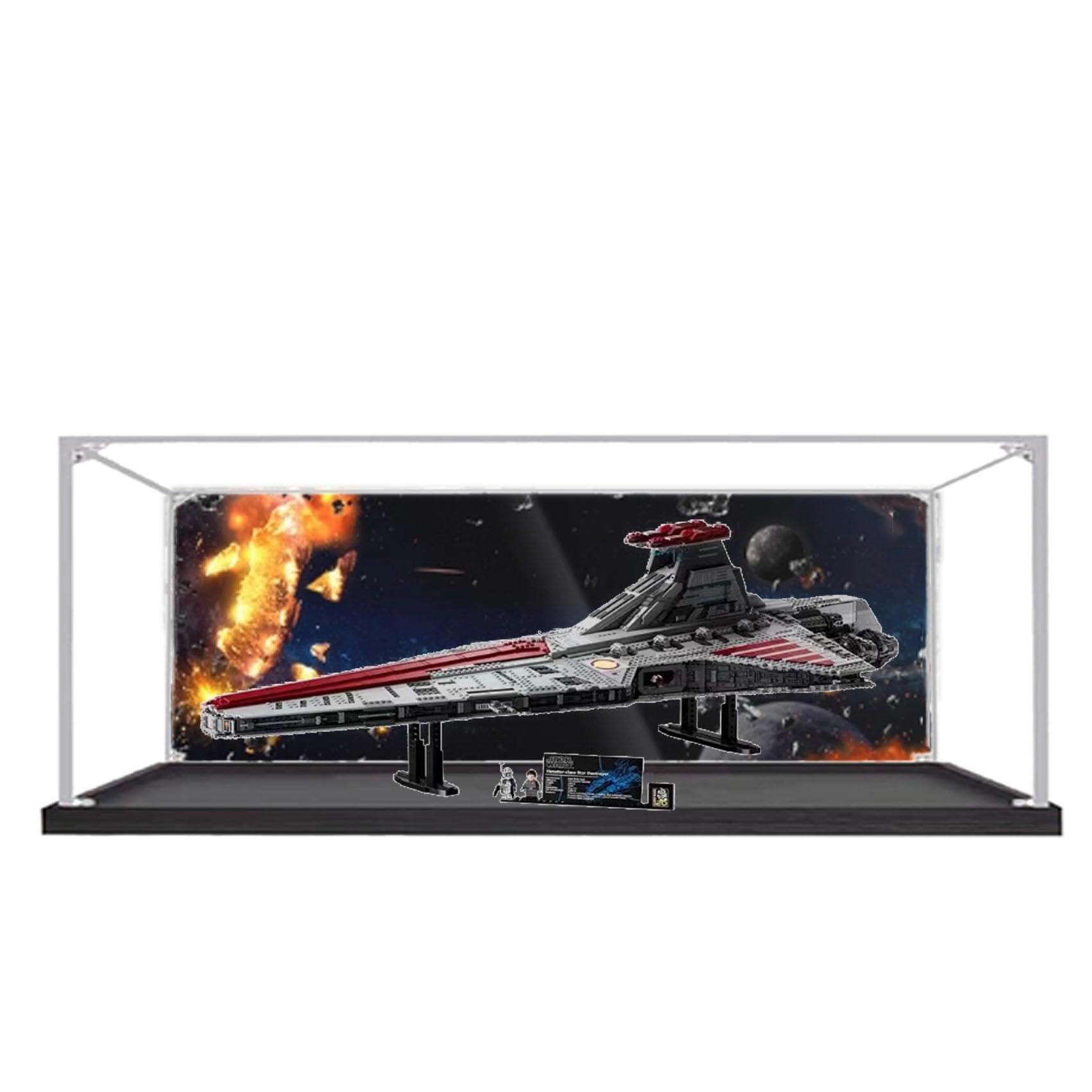 Acrylic Display Box for LEGO 75367 Hunter-Class Star Destroyer Models