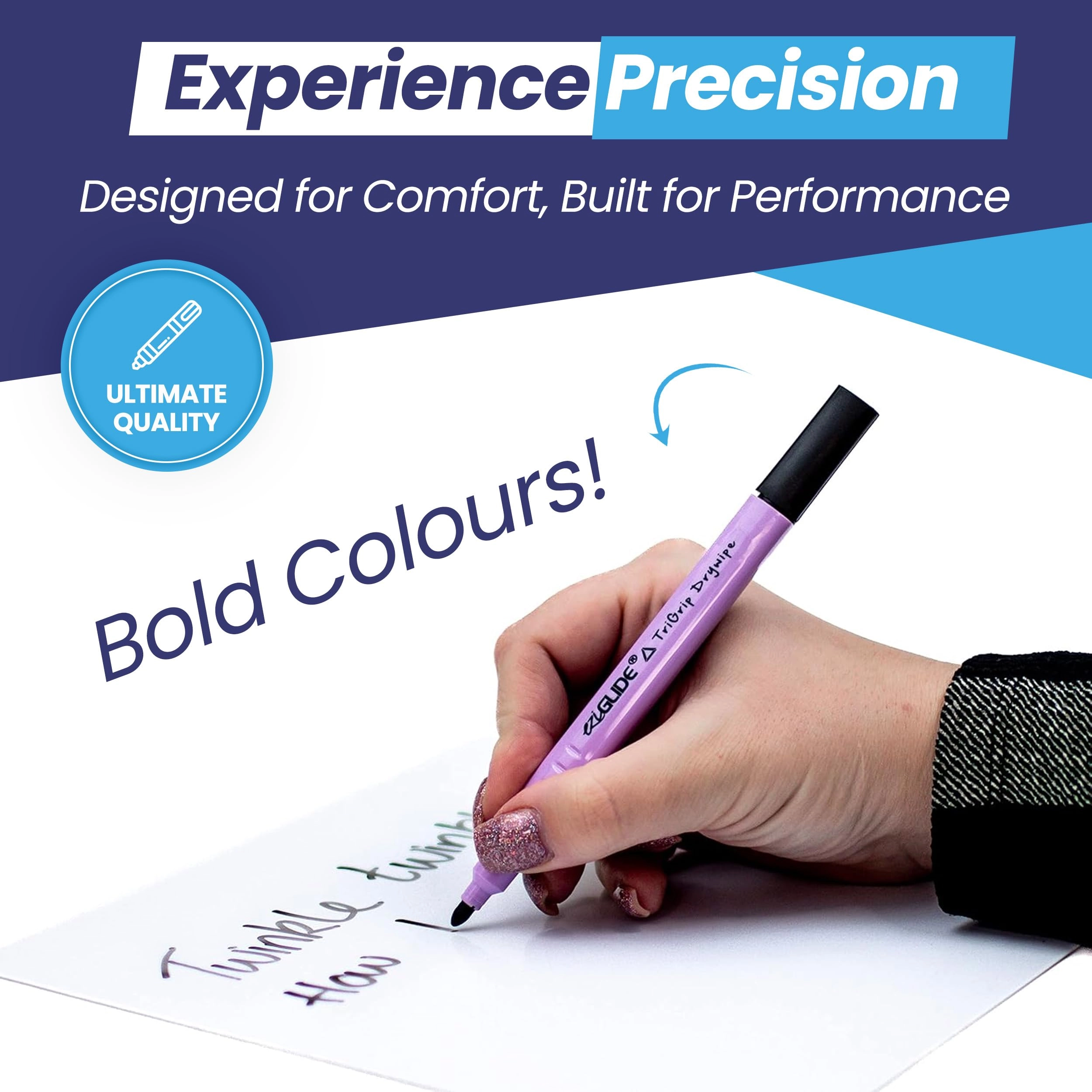Whiteboard Marker - Black Bullet Tip