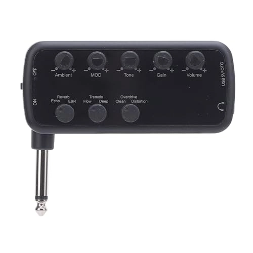 Bass Headphone Amplifier - 600mAh USB Rechargeable OTG AUX