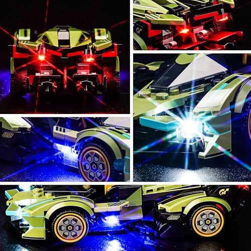 LED Lighting Compatible with Lego 76923 - Lamborghini Lambo V12 Vision GT 76923
