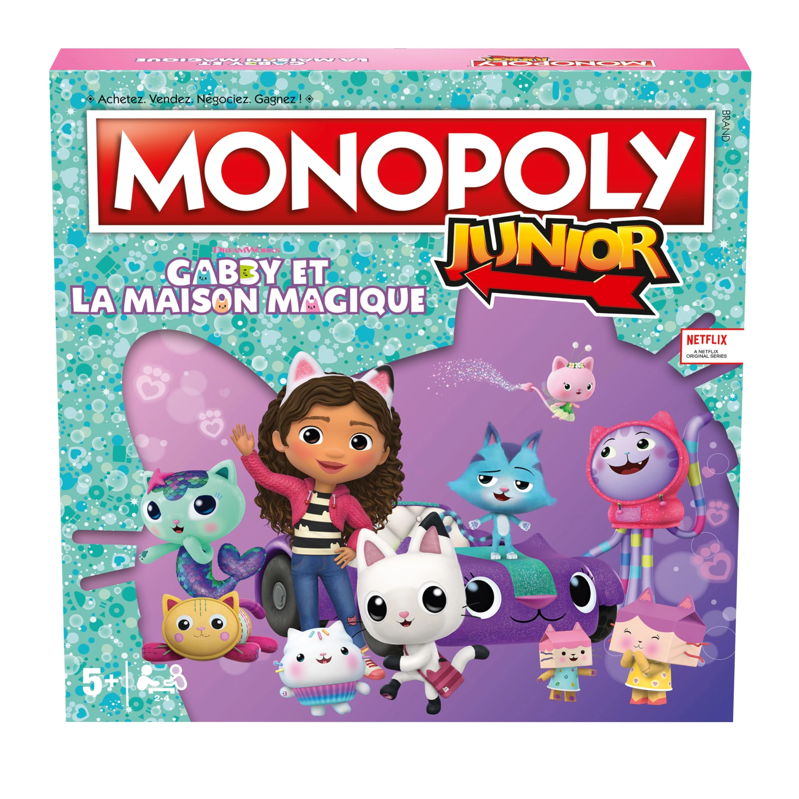 Monopoly Junior: Gabby and the Magic House (Gabby's Dollhouse) (French)