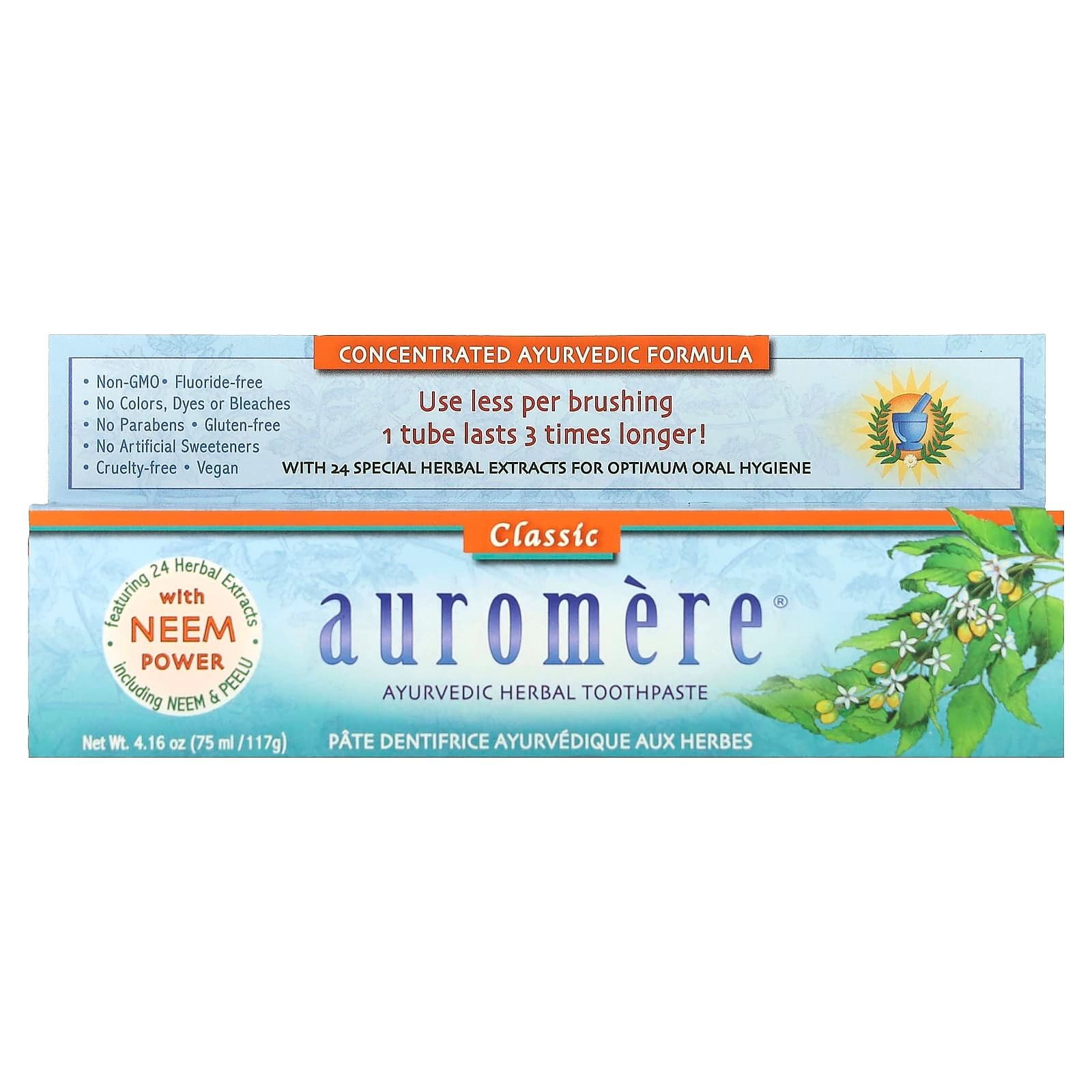 Ayurvedic Herbal Classic Toothpaste 117 g