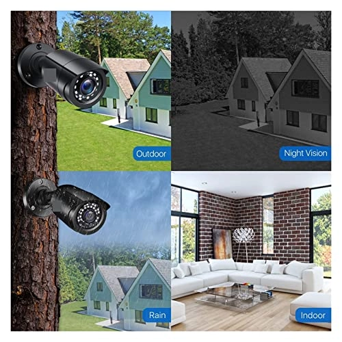DVR + Camera - 8PCS 8CH 1080p 2.0MP