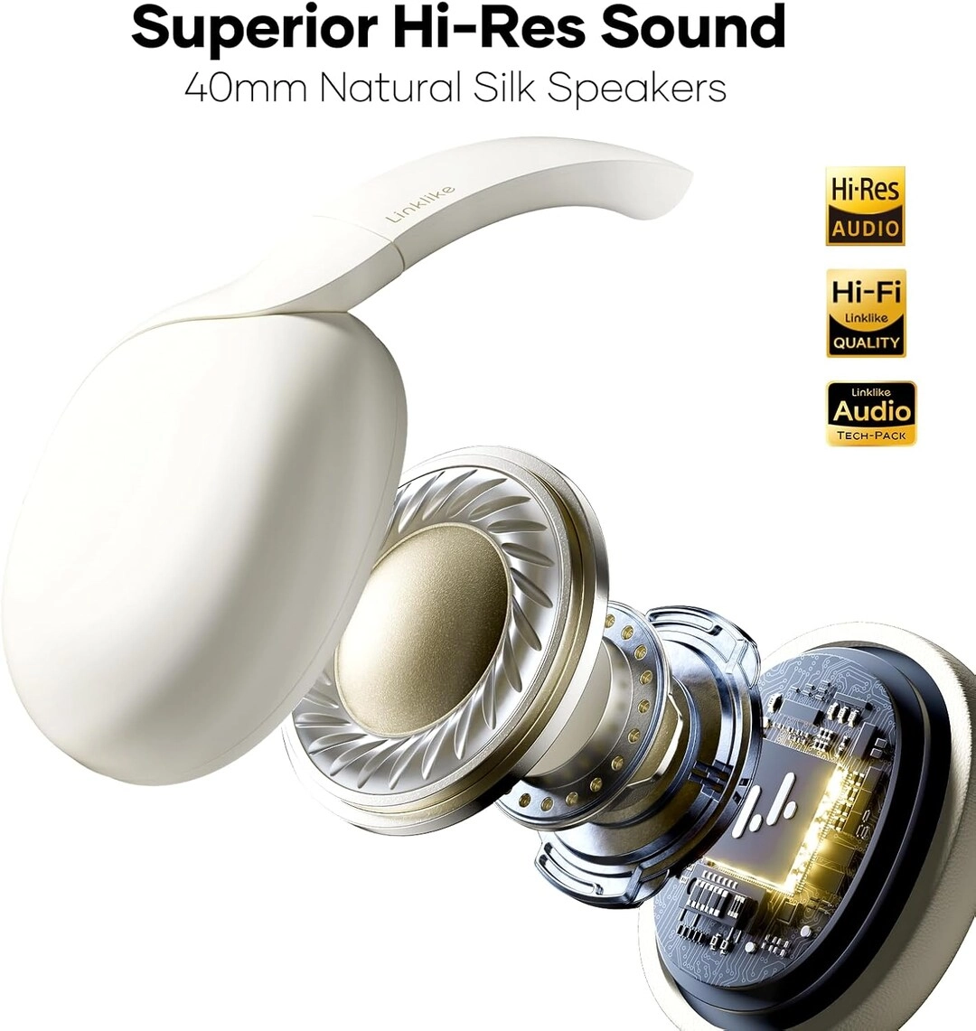 Active Noise Cancelling Headphones Wireless Headphone
