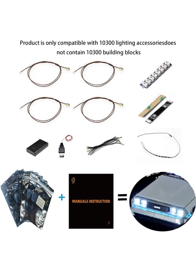 Back to The Future Time Machine LED Light Kit