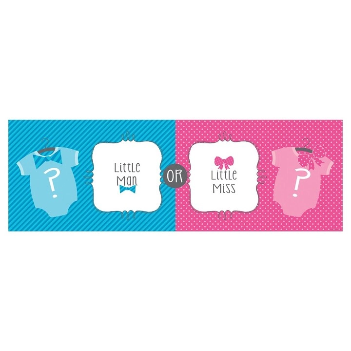 Princess Party Giant Party Banner - 60in X 20in W/ Stickers