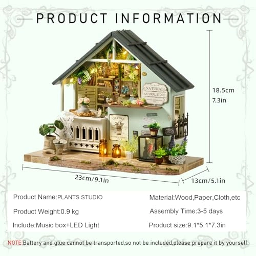 Miniature House Kit - Plants Studio