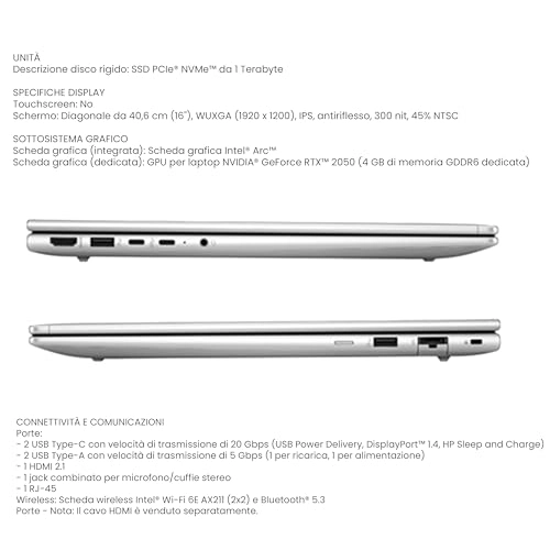 ProBook G11 - 16'' Core Ultra 7 155H 32GB DDR5 1TB SSD