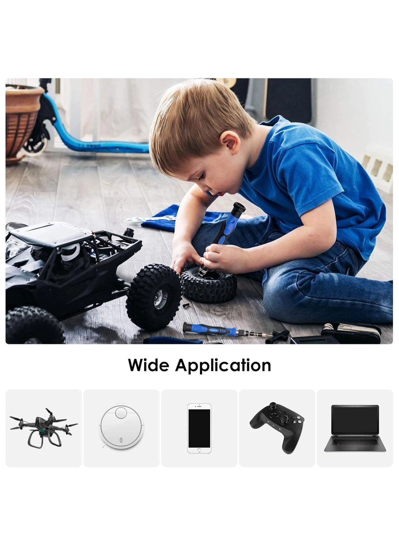 Upgrade Slotted and Phillips Screwdriver Set (142 Pcs)