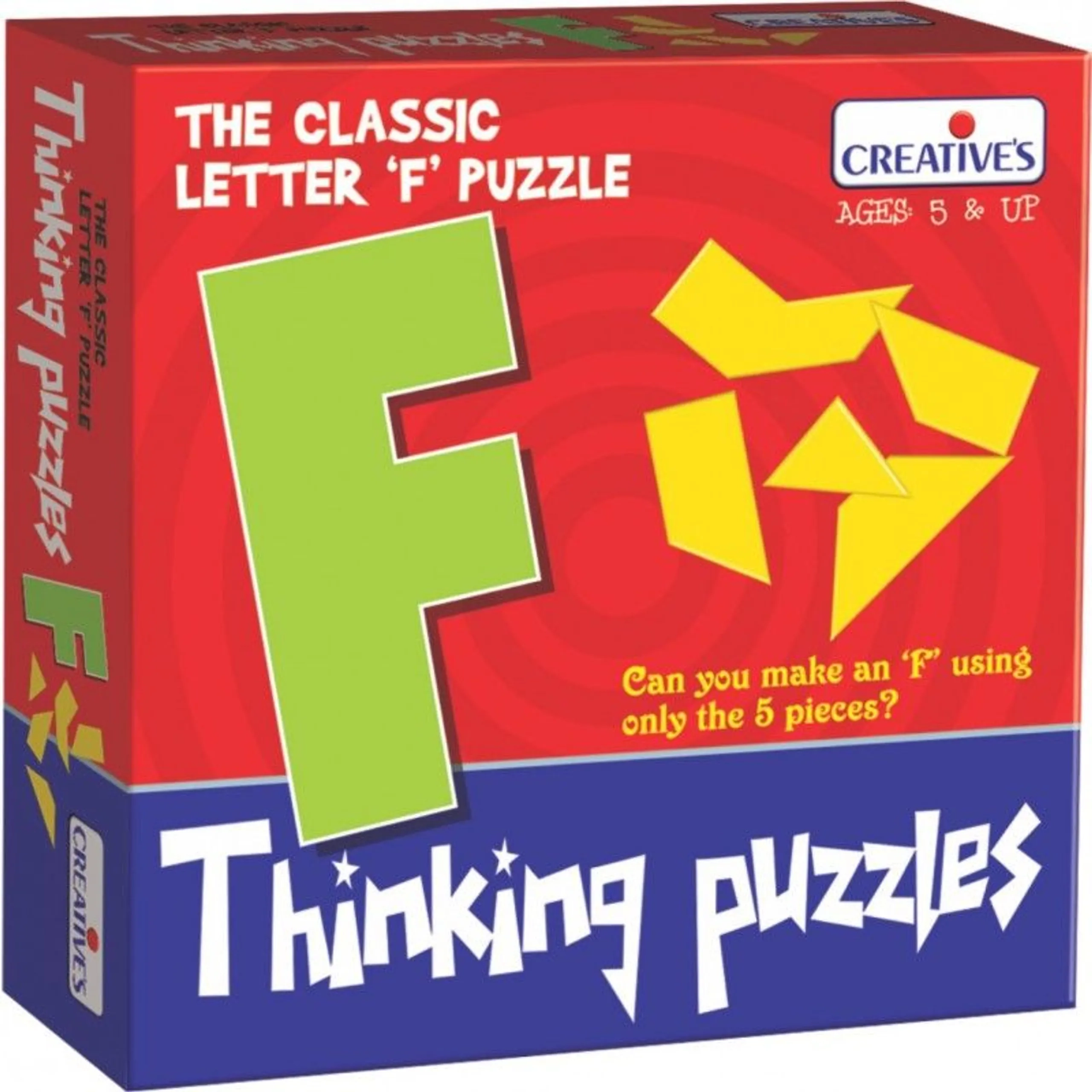 Creative's Letter F 2-in-1 Puzzle (HR-8901870006203) - 12 pcs