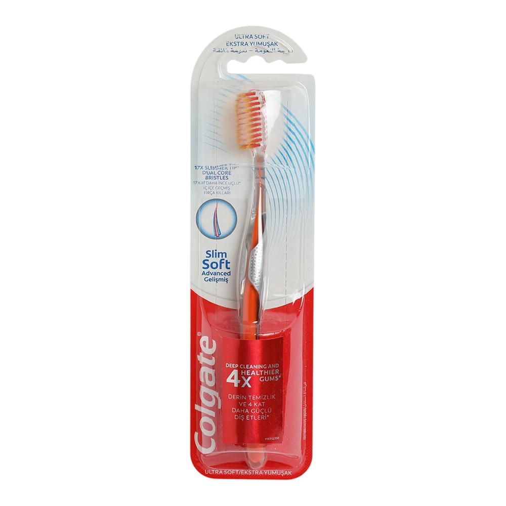 Slim Soft Advanced Toothbrush - 17x slimmer tip bristles 1-Piece Pack