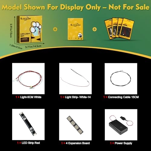 Light kit Compatible with Audi Revolut F1 Team R26 Race Car (77259) - Movie