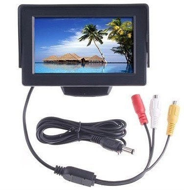 LCD TFT Car Colour Rear View Camera Monitor - VGA