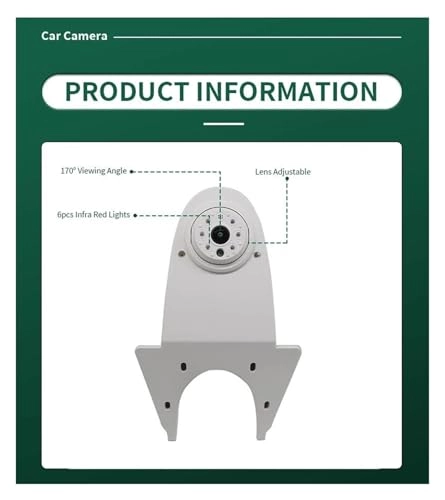 Rear View Camera Fisheye - Night vision Wired 1080P